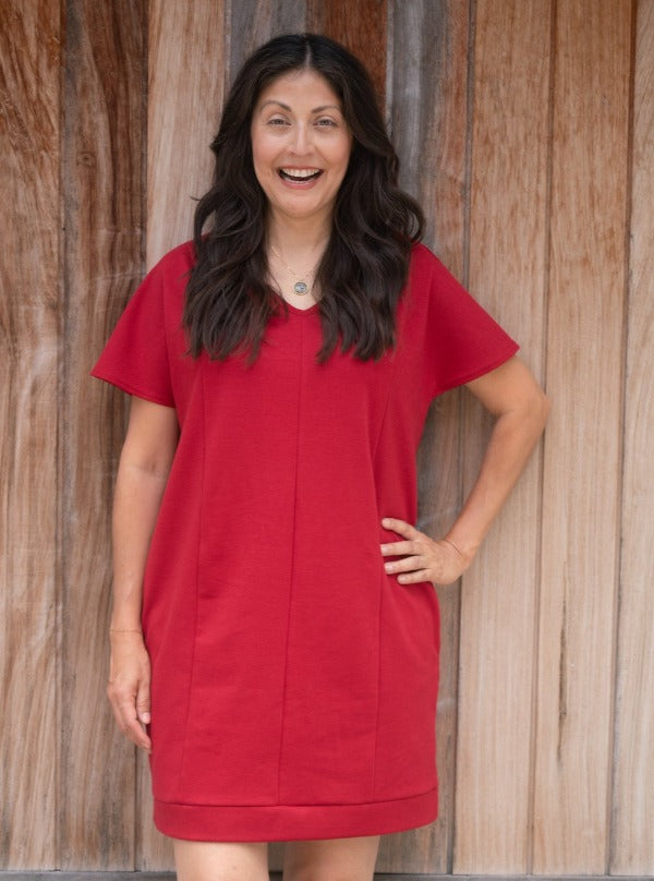 Samantha Dress, Ruby