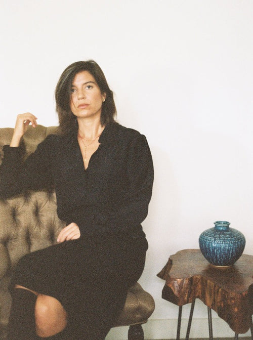 Murphy Skirt , black, with the Marie Blouse in black