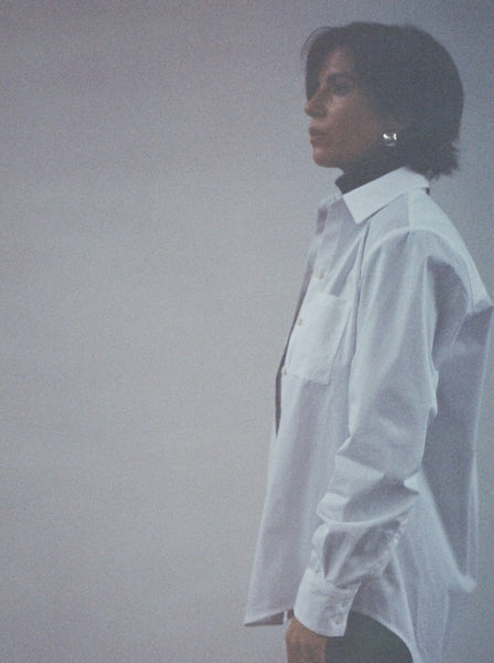 Katherine Shirt with the Nicolette Rollneck and Lillian Trouser