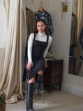 Jane Dress in Black with the Jasmine Rollneck