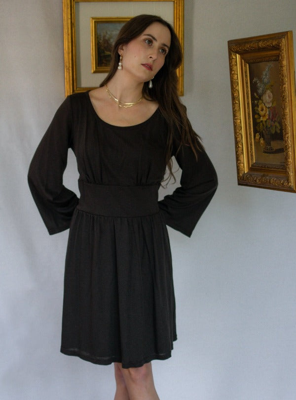 Suzanne Dress, Mocha