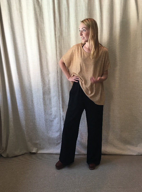 Simone Pant, Black Knit