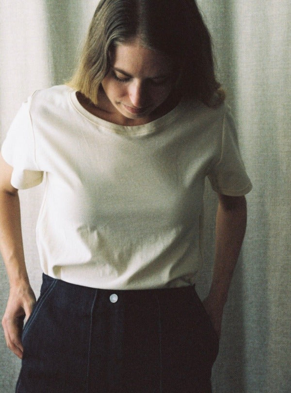 Vida Organic Cotton Tee, Butter