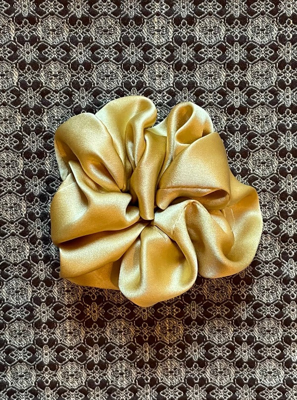 Medium Silk Scrunchie, Butter Pre-Order Available