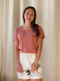 Vida Organic Cotton Tee, with Brocante Shorts