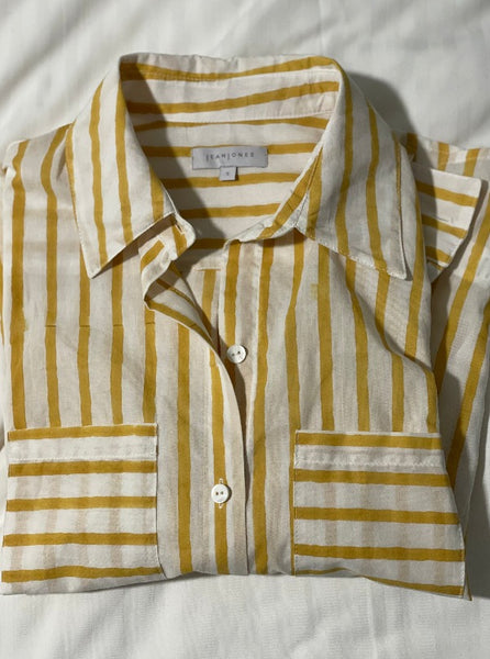 Juliette Blouse, Yellow Stripe
