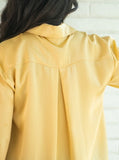 Marie Blouse, Butter, Back View