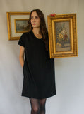 Samantha Dress, black knit