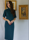 Carla Mockneck Dress, Pine