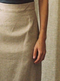 Murphy Skirt, natural, beltloop detail