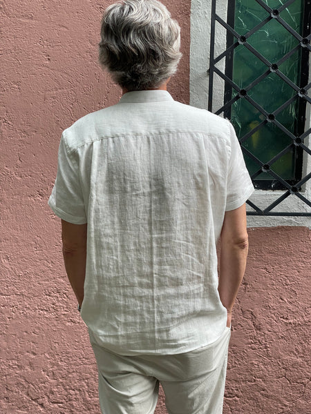 Cuernavaca Shirt, White, back view