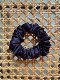 Small Silk Scrunchie, Violet